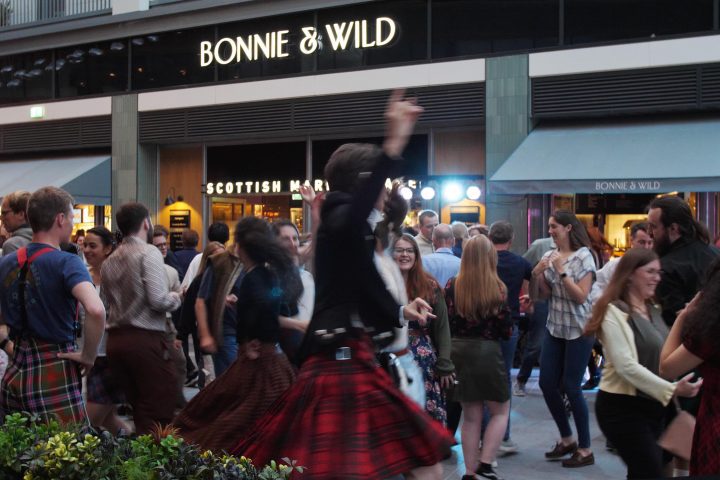 White Heather Ceilidh Club launch dancers_credit Bonnie & Wild