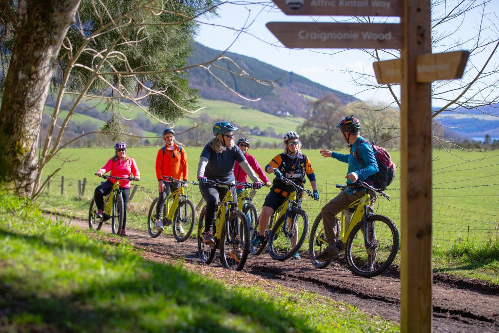 Mountain biking near Inverness