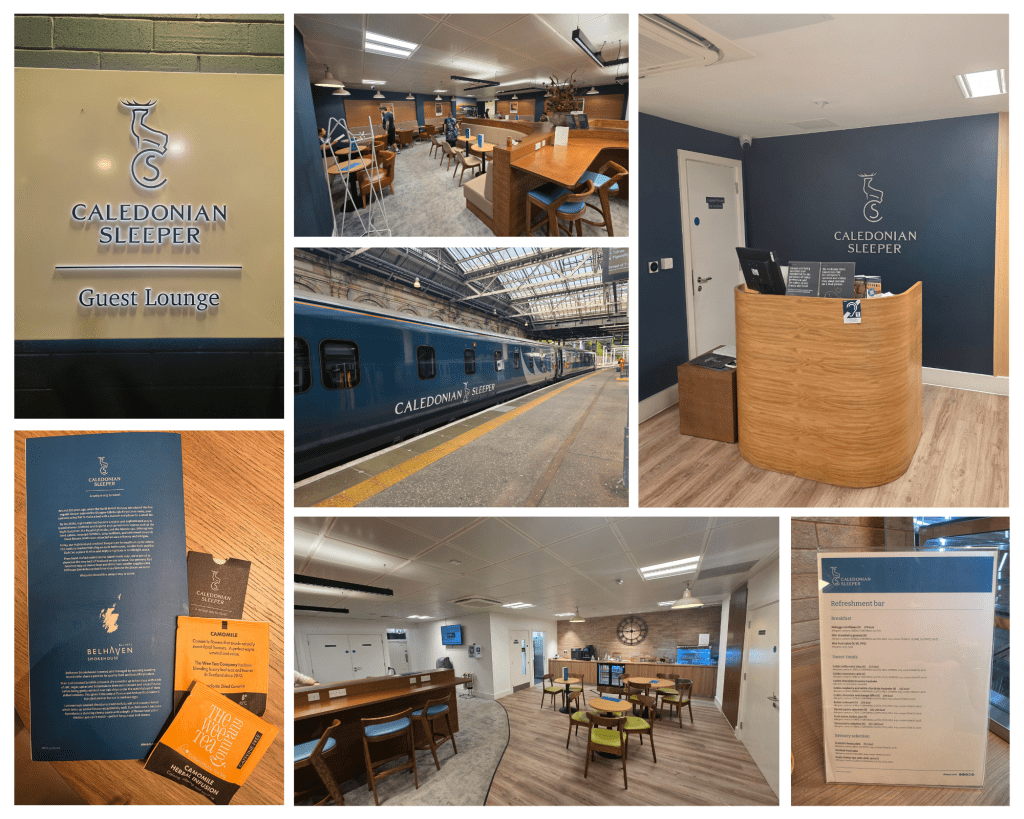 Caledonian Sleeper guest lounge